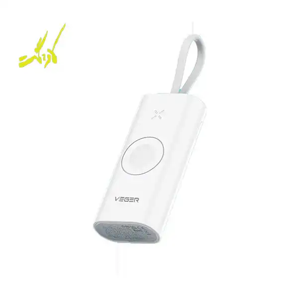 پاور بانک برند وگر مدل VEGER MagFan 10000mAh Power Bank